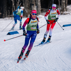 Samse National Tour n°5,LES CONTAMINES, FRANCE - JANUARY 25: LAURE MICHAUD of FRA January 25, 2026 in Les Contamines, France. (Photo by Rodriguez Alexis / @Aleiks_photo)