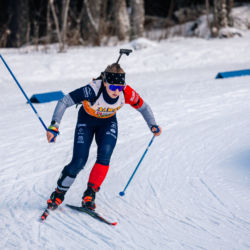 Samse National Tour n°5,LES CONTAMINES, FRANCE - JANUARY 25: GIULIA LATHURAZ of FRA January 25, 2026 in Les Contamines, France. (Photo by Rodriguez Alexis / @Aleiks_photo)