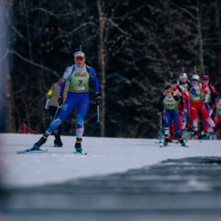 Samse National Tour n°5,LES CONTAMINES, FRANCE - JANUARY 25: LOUANE ADAM of FRA January 25, 2026 in Les Contamines, France. (Photo by Rodriguez Alexis / @Aleiks_photo)