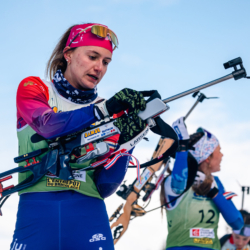 Samse National Tour n°5,LES CONTAMINES, FRANCE - JANUARY 25: GABRIELLE BOURGEOIS of FRA January 25, 2026 in Les Contamines, France. (Photo by Rodriguez Alexis / @Aleiks_photo)