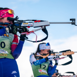 Samse National Tour n°5,LES CONTAMINES, FRANCE - JANUARY 25: GABRIELLE BOURGEOIS of FRA January 25, 2026 in Les Contamines, France. (Photo by Rodriguez Alexis / @Aleiks_photo)