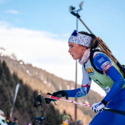 Samse National Tour n°5,LES CONTAMINES, FRANCE - JANUARY 25: JEANNE BOUVIER of FRA January 25, 2026 in Les Contamines, France. (Photo by Rodriguez Alexis / @Aleiks_photo)