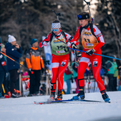 Samse National Tour n°5,LES CONTAMINES, FRANCE - JANUARY 25: CANELLE MIDEZ of FRA January 25, 2026 in Les Contamines, France. (Photo by Rodriguez Alexis / @Aleiks_photo)