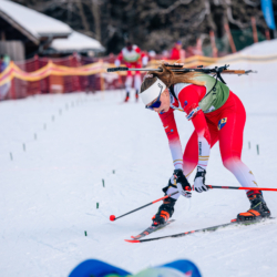 Samse National Tour n°5,LES CONTAMINES, FRANCE - JANUARY 25: CHLOE VERMEULEN of FRA January 25, 2026 in Les Contamines, France. (Photo by Rodriguez Alexis / @Aleiks_photo)