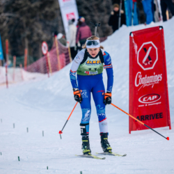 Samse National Tour n°5,LES CONTAMINES, FRANCE - JANUARY 25: PAULINE LAFOUX of FRA January 25, 2026 in Les Contamines, France. (Photo by Rodriguez Alexis / @Aleiks_photo)