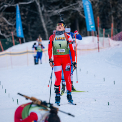 Samse National Tour n°5,LES CONTAMINES, FRANCE - JANUARY 25: JANIE PICARD of FRA January 25, 2026 in Les Contamines, France. (Photo by Rodriguez Alexis / @Aleiks_photo)