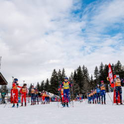 Samse National Tour n°5,LES CONTAMINES, FRANCE - JANUARY 25: LEONIE JEANNIER of FRA, LISA SIBERCHICOT of FRA, LOU ANNE DUPONT BALLET BAZ of FRA, STADIUM January 25, 2026 in Les Contamines, France. (Photo by Rodriguez Alexis / @Aleiks_photo)