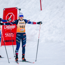 Samse National Tour n°5,LES CONTAMINES, FRANCE - JANUARY 25: LOU ANNE DUPONT BALLET BAZ of FRA January 25, 2026 in Les Contamines, France. (Photo by Rodriguez Alexis / @Aleiks_photo)
