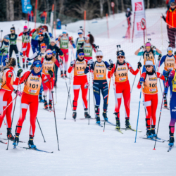 Samse National Tour n°5,LES CONTAMINES, FRANCE - JANUARY 25: LEONIE JEANNIER of FRA January 25, 2026 in Les Contamines, France. (Photo by Rodriguez Alexis / @Aleiks_photo)