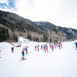 Samse National Tour n°5,LES CONTAMINES, FRANCE - JANUARY 25: STADIUM January 25, 2026 in Les Contamines, France. (Photo by Rodriguez Alexis / @Aleiks_photo)