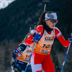 Samse National Tour n°5,LES CONTAMINES, FRANCE - JANUARY 25: THEMICE FONTAINE of FRA January 25, 2026 in Les Contamines, France. (Photo by Rodriguez Alexis / @Aleiks_photo)
