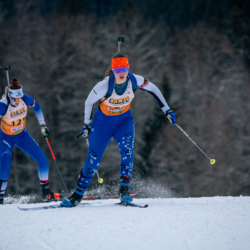Samse National Tour n°5,LES CONTAMINES, FRANCE - JANUARY 25: LARA LECOULTRE of FRA January 25, 2026 in Les Contamines, France. (Photo by Rodriguez Alexis / @Aleiks_photo)