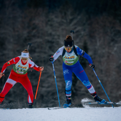 Samse National Tour n°5,LES CONTAMINES, FRANCE - JANUARY 25: MAELLE ACHOUI of FRA January 25, 2026 in Les Contamines, France. (Photo by Rodriguez Alexis / @Aleiks_photo)
