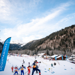 Samse National Tour n°5,LES CONTAMINES, FRANCE - JANUARY 25: RAPHAEL KERGOAT of FRA January 25, 2026 in Les Contamines, France. (Photo by Rodriguez Alexis / @Aleiks_photo)
