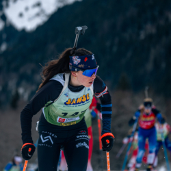 Samse National Tour n°5,LES CONTAMINES, FRANCE - JANUARY 25: ADELINE DEBUYSER of FRA January 25, 2026 in Les Contamines, France. (Photo by Rodriguez Alexis / @Aleiks_photo)
