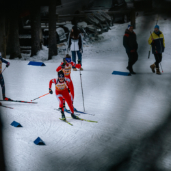 Samse National Tour n°5,LES CONTAMINES, FRANCE - JANUARY 25: FANY BERTRAND of FRA January 25, 2026 in Les Contamines, France. (Photo by Rodriguez Alexis / @Aleiks_photo)