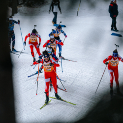 Samse National Tour n°5,LES CONTAMINES, FRANCE - JANUARY 25: FANY BERTRAND of FRA January 25, 2026 in Les Contamines, France. (Photo by Rodriguez Alexis / @Aleiks_photo)