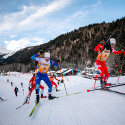 Samse National Tour n°5,LES CONTAMINES, FRANCE - JANUARY 25: JULES LAFOUX of FRA January 25, 2026 in Les Contamines, France. (Photo by Rodriguez Alexis / @Aleiks_photo)