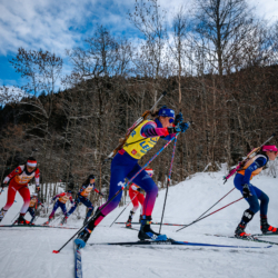 Samse National Tour n°5,LES CONTAMINES, FRANCE - JANUARY 25: LISA SIBERCHICOT of FRA January 25, 2026 in Les Contamines, France. (Photo by Rodriguez Alexis / @Aleiks_photo)