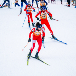 Samse National Tour n°5,LES CONTAMINES, FRANCE - JANUARY 25: FANY BERTRAND of FRA January 25, 2026 in Les Contamines, France. (Photo by Rodriguez Alexis / @Aleiks_photo)