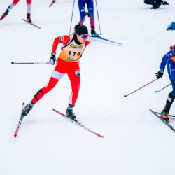 Samse National Tour n°5,LES CONTAMINES, FRANCE - JANUARY 25: VIOLETTE BONY of FRA January 25, 2026 in Les Contamines, France. (Photo by Rodriguez Alexis / @Aleiks_photo)