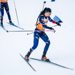 Samse National Tour n°5,LES CONTAMINES, FRANCE - JANUARY 25: LOUISE ROGUET of FRA January 25, 2026 in Les Contamines, France. (Photo by Rodriguez Alexis / @Aleiks_photo)