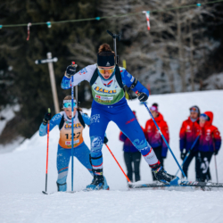 Samse National Tour n°5,LES CONTAMINES, FRANCE - JANUARY 25: MAELLE ACHOUI of FRA January 25, 2026 in Les Contamines, France. (Photo by Rodriguez Alexis / @Aleiks_photo)