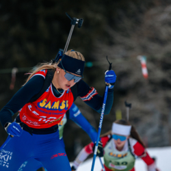 Samse National Tour n°5,LES CONTAMINES, FRANCE - JANUARY 25: ROMANE OUVRIER-BUFFET of FRA January 25, 2026 in Les Contamines, France. (Photo by Rodriguez Alexis / @Aleiks_photo)