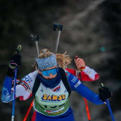 Samse National Tour n°5,LES CONTAMINES, FRANCE - JANUARY 25: ADELE OUVRIER-BUFFET of FRA January 25, 2026 in Les Contamines, France. (Photo by Rodriguez Alexis / @Aleiks_photo)