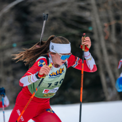 Samse National Tour n°5,LES CONTAMINES, FRANCE - JANUARY 25: ZABOU MELLOUET ACHARD of FRA January 25, 2026 in Les Contamines, France. (Photo by Rodriguez Alexis / @Aleiks_photo)