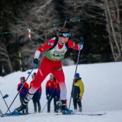 Samse National Tour n°5,LES CONTAMINES, FRANCE - JANUARY 25: JEANNE DAUTHEVILLE of FRA January 25, 2026 in Les Contamines, France. (Photo by Rodriguez Alexis / @Aleiks_photo)