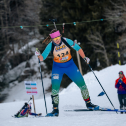 Samse National Tour n°5,LES CONTAMINES, FRANCE - JANUARY 25: LOU-ANN VASSEL of FRA January 25, 2026 in Les Contamines, France. (Photo by Rodriguez Alexis / @Aleiks_photo)
