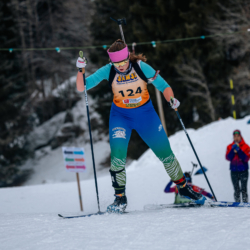 Samse National Tour n°5,LES CONTAMINES, FRANCE - JANUARY 25: LOU-ANN VASSEL of FRA January 25, 2026 in Les Contamines, France. (Photo by Rodriguez Alexis / @Aleiks_photo)