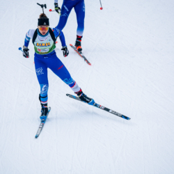 Samse National Tour n°5,LES CONTAMINES, FRANCE - JANUARY 25: MAELLE ACHOUI of FRA January 25, 2026 in Les Contamines, France. (Photo by Rodriguez Alexis / @Aleiks_photo)