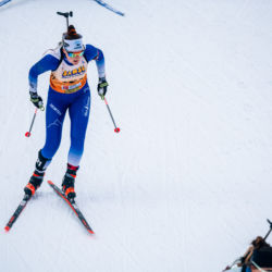 Samse National Tour n°5,LES CONTAMINES, FRANCE - JANUARY 25: JEANNE TEYSSANDIER of FRA January 25, 2026 in Les Contamines, France. (Photo by Rodriguez Alexis / @Aleiks_photo)