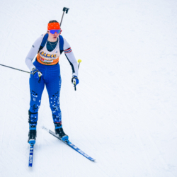 Samse National Tour n°5,LES CONTAMINES, FRANCE - JANUARY 25: LOU-ANN VASSEL of FRA January 25, 2026 in Les Contamines, France. (Photo by Rodriguez Alexis / @Aleiks_photo)