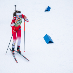 Samse National Tour n°5,LES CONTAMINES, FRANCE - JANUARY 25: ZABOU MELLOUET ACHARD of FRA January 25, 2026 in Les Contamines, France. (Photo by Rodriguez Alexis / @Aleiks_photo)