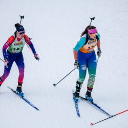 Samse National Tour n°5,LES CONTAMINES, FRANCE - JANUARY 25: FIONA LAURENT of FRA January 25, 2026 in Les Contamines, France. (Photo by Rodriguez Alexis / @Aleiks_photo)