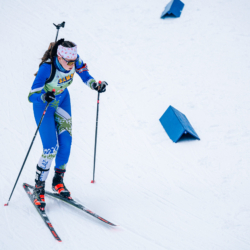 Samse National Tour n°5,LES CONTAMINES, FRANCE - JANUARY 25: LOUISE CHOLLAT of FRA January 25, 2026 in Les Contamines, France. (Photo by Rodriguez Alexis / @Aleiks_photo)