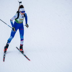 Samse National Tour n°5,LES CONTAMINES, FRANCE - JANUARY 25: NINON DUVILLARD of FRA January 25, 2026 in Les Contamines, France. (Photo by Rodriguez Alexis / @Aleiks_photo)