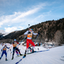 Samse National Tour n°5,LES CONTAMINES, FRANCE - JANUARY 25: JULES VIDAUD of FRA January 25, 2026 in Les Contamines, France. (Photo by Rodriguez Alexis / @Aleiks_photo)