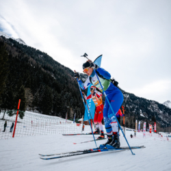 Samse National Tour n°5,LES CONTAMINES, FRANCE - JANUARY 25: MAELLE ACHOUI of FRA January 25, 2026 in Les Contamines, France. (Photo by Rodriguez Alexis / @Aleiks_photo)