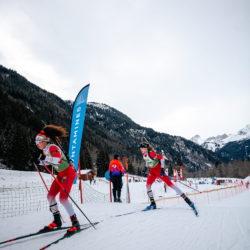 Samse National Tour n°5,LES CONTAMINES, FRANCE - JANUARY 25: JEANNE DAUTHEVILLE of FRA January 25, 2026 in Les Contamines, France. (Photo by Rodriguez Alexis / @Aleiks_photo)