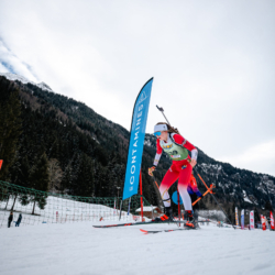 Samse National Tour n°5,LES CONTAMINES, FRANCE - JANUARY 25: ZABOU MELLOUET ACHARD of FRA January 25, 2026 in Les Contamines, France. (Photo by Rodriguez Alexis / @Aleiks_photo)