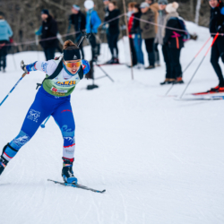Samse National Tour n°5,LES CONTAMINES, FRANCE - JANUARY 25: MAELLE ACHOUI of FRA January 25, 2026 in Les Contamines, France. (Photo by Rodriguez Alexis / @Aleiks_photo)