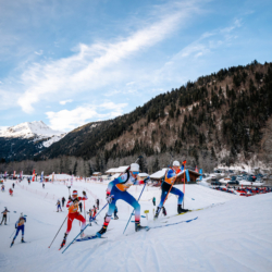 Samse National Tour n°5,LES CONTAMINES, FRANCE - JANUARY 25: NILS GROGNIEUX of FRA January 25, 2026 in Les Contamines, France. (Photo by Rodriguez Alexis / @Aleiks_photo)