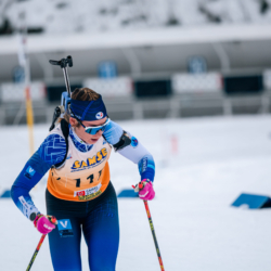 Samse National Tour n°5,LES CONTAMINES, FRANCE - JANUARY 25: MAELA CORREIA of FRA January 25, 2026 in Les Contamines, France. (Photo by Rodriguez Alexis / @Aleiks_photo)