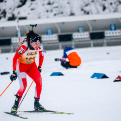 Samse National Tour n°5,LES CONTAMINES, FRANCE - JANUARY 25: FANY BERTRAND of FRA January 25, 2026 in Les Contamines, France. (Photo by Rodriguez Alexis / @Aleiks_photo)