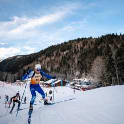 Samse National Tour n°5,LES CONTAMINES, FRANCE - JANUARY 25: LEO PERRILLAT BOTTONET of FRA January 25, 2026 in Les Contamines, France. (Photo by Rodriguez Alexis / @Aleiks_photo)