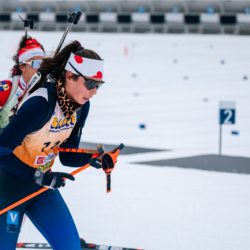 Samse National Tour n°5,LES CONTAMINES, FRANCE - JANUARY 25: MILA AMBERT of FRA January 25, 2026 in Les Contamines, France. (Photo by Rodriguez Alexis / @Aleiks_photo)